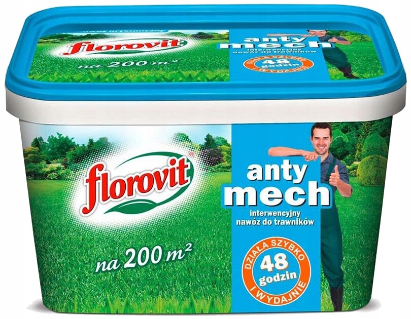 

Nawóz Florovit do trawników Anty Mech 4 kg