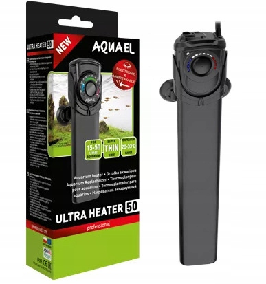 Levně Aquael Ohřívač Ultra Heater 50 W D&n 2PROVOZNÍ Režimy s termostatem do akvária
