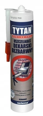 

Uszczelniacz dekarski bezbarwny Tytan 310 ml