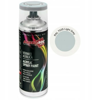 Lakier Ambro Sol spray 400ml Ral 7035 jasny szary farba