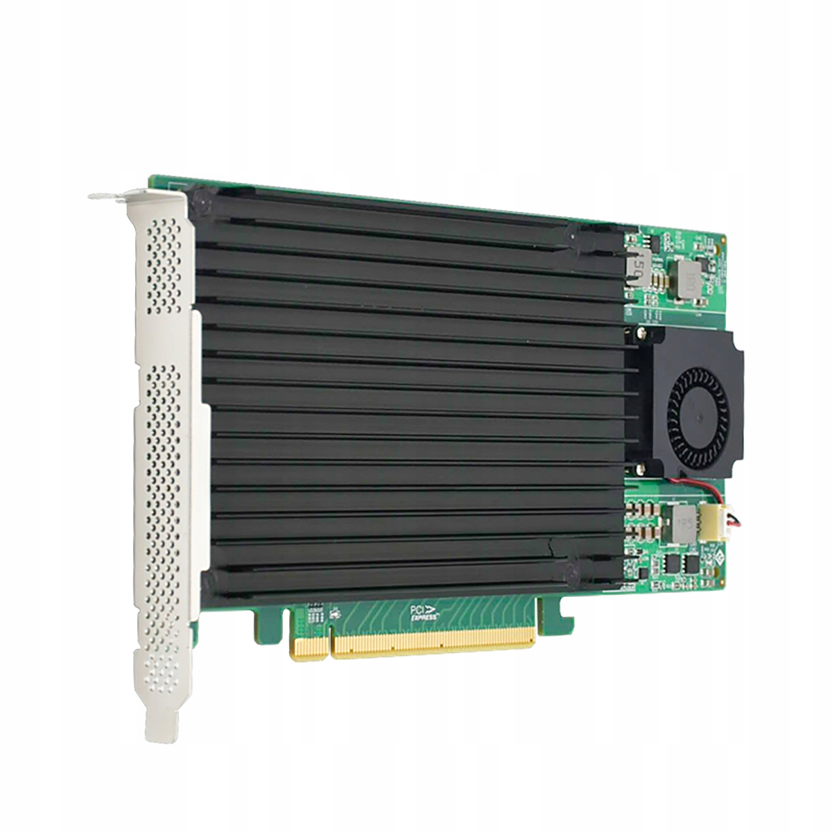 Kontroler 4x SSD NVMe M.2 PCIe 3.0 x16 bez bifurkacji Windows macOS Linux