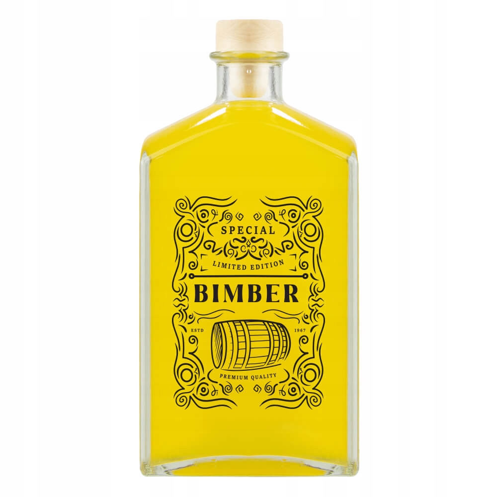 

Butelka Brandy 500ml Z Nadrukiem Na Bimber Wódkę