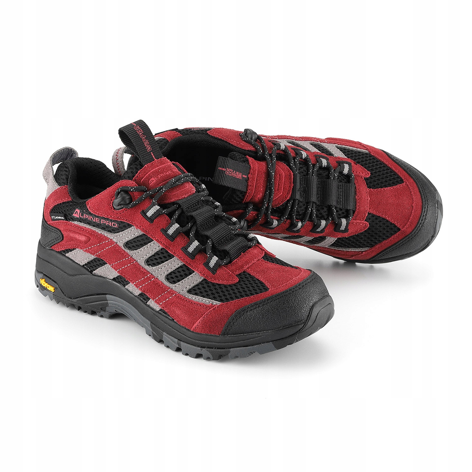 Alpine Pro Buty turystyczne niskie Vibram Okane k.bordowy r.37