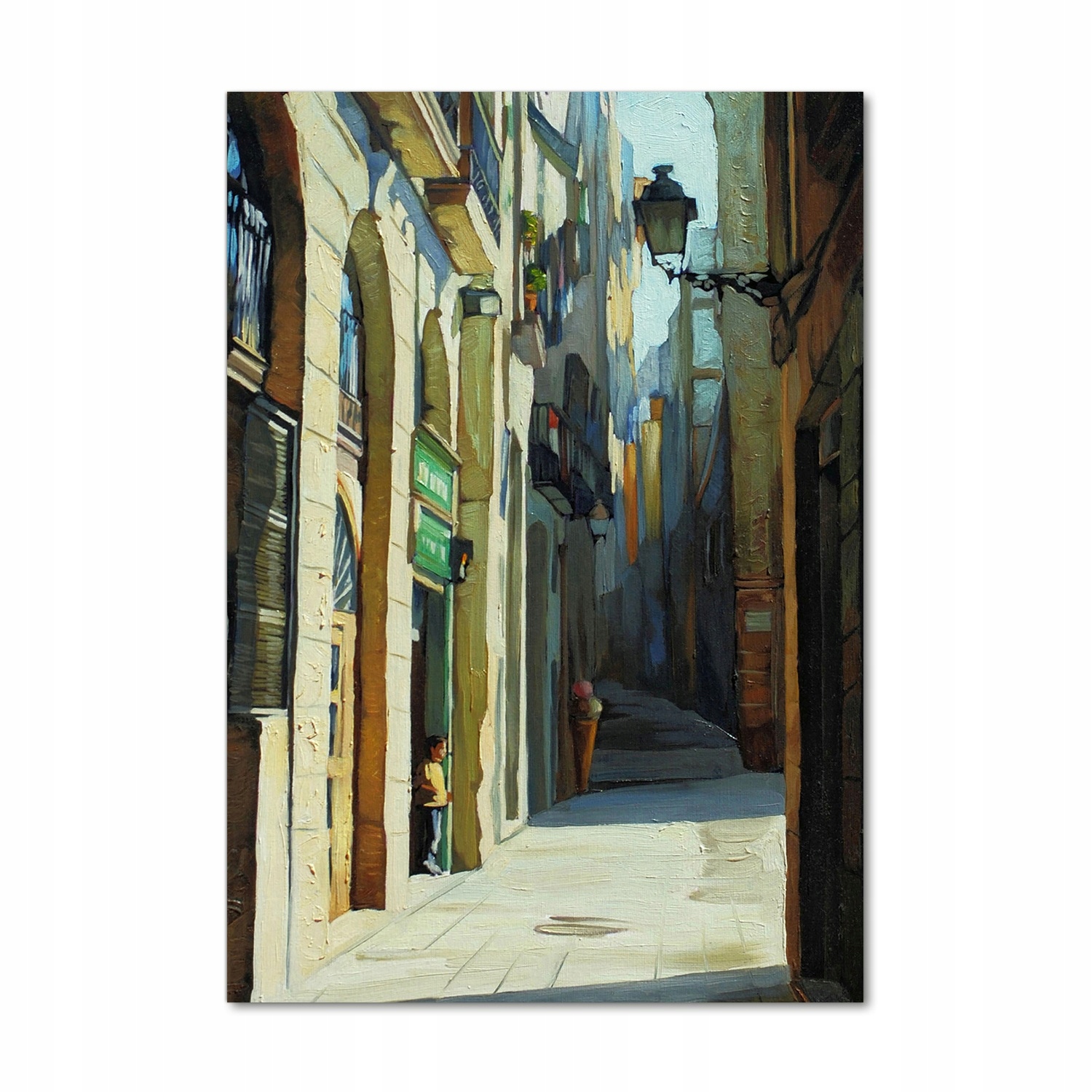 

Foto obraz szkło akrylowe Ulice Barcelony 70x100cm