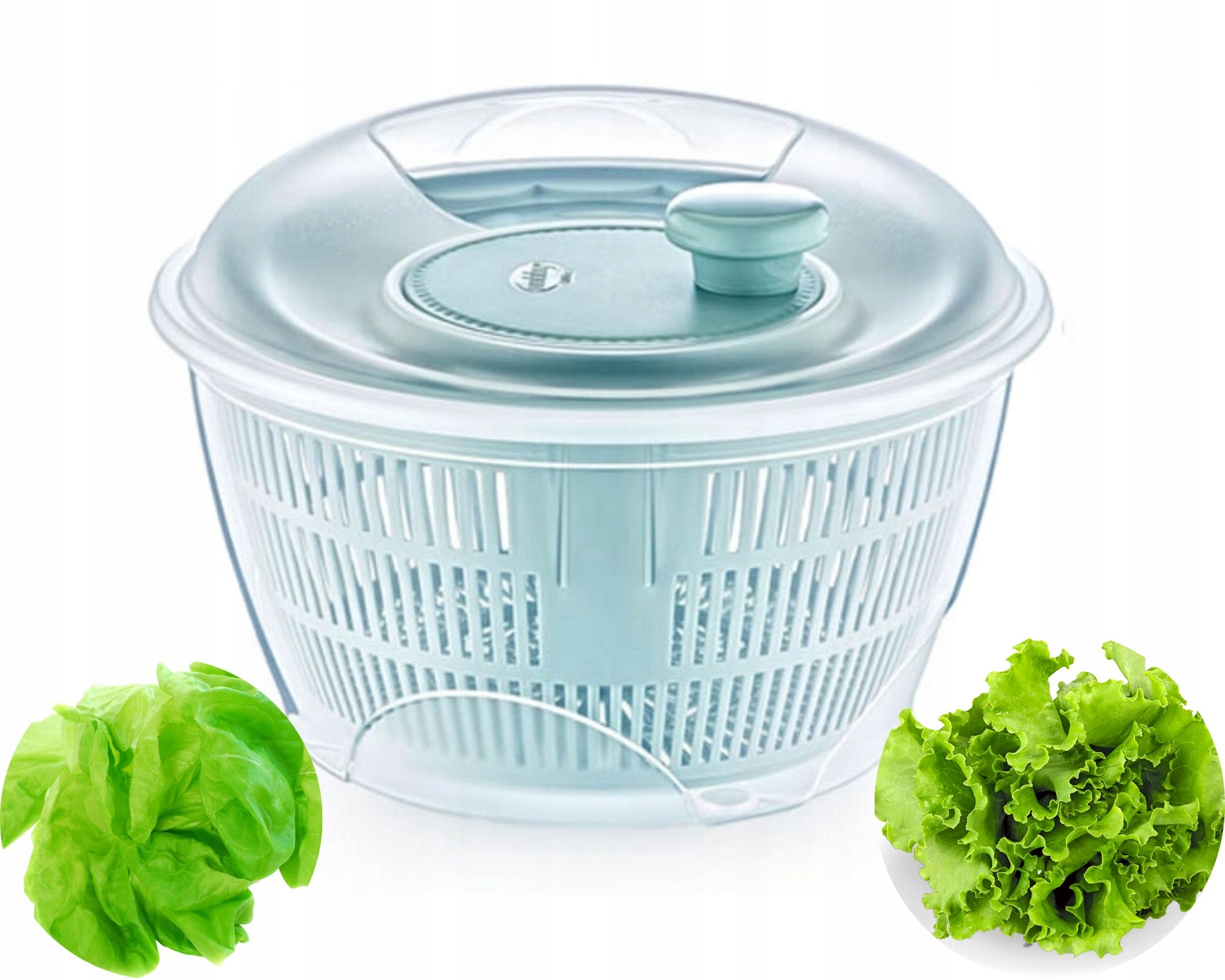 

Wirówka Suszarka Cedzak Do Sałaty Warzyw Owoców 5L