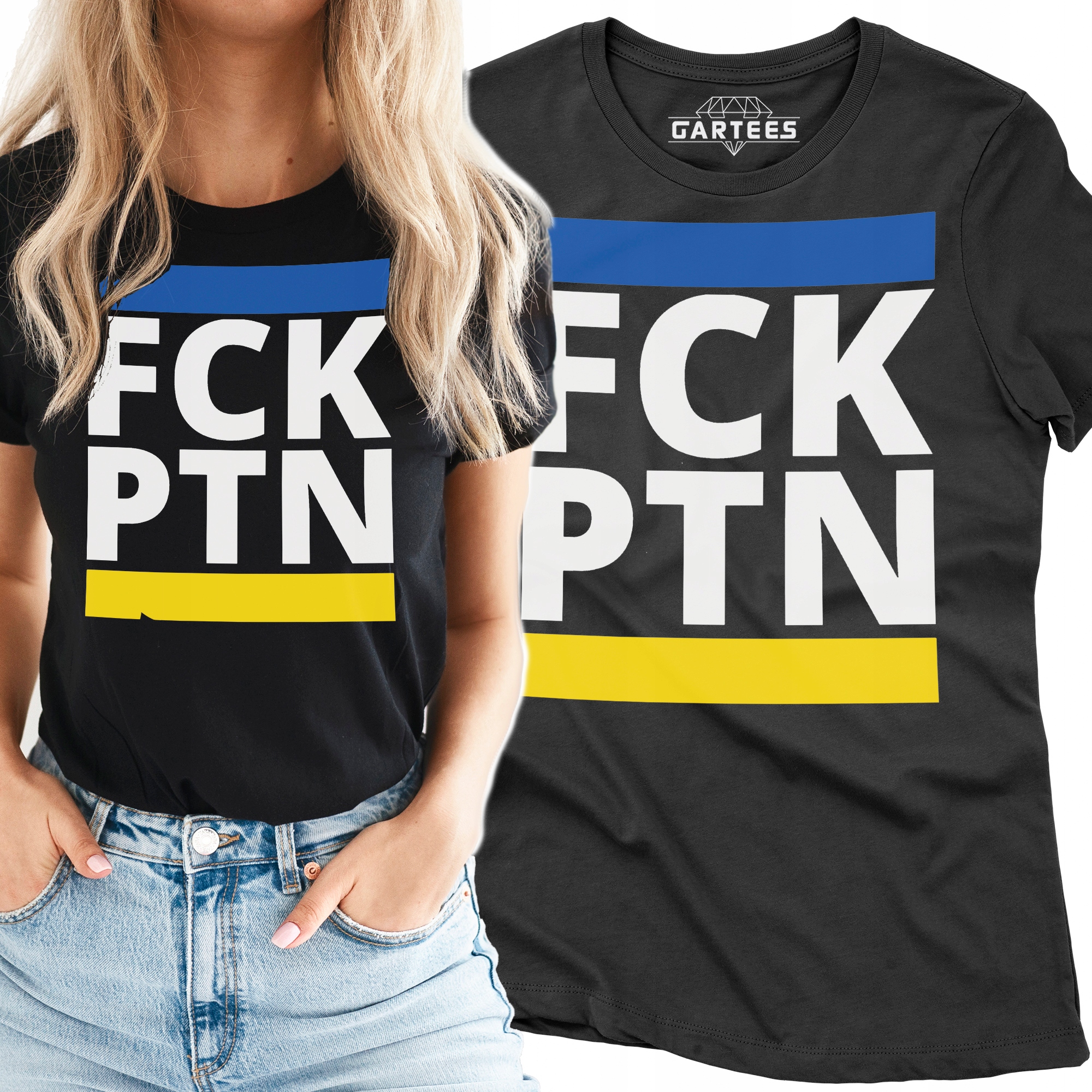

Koszulka Damska Fuck Putin Wojna Na Ukrainie Stop