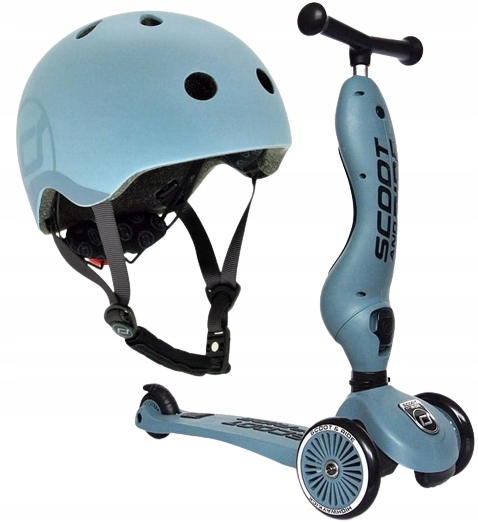 

Scootandride Zestaw Hulajnoga 2w1 + Kask S-m Steel