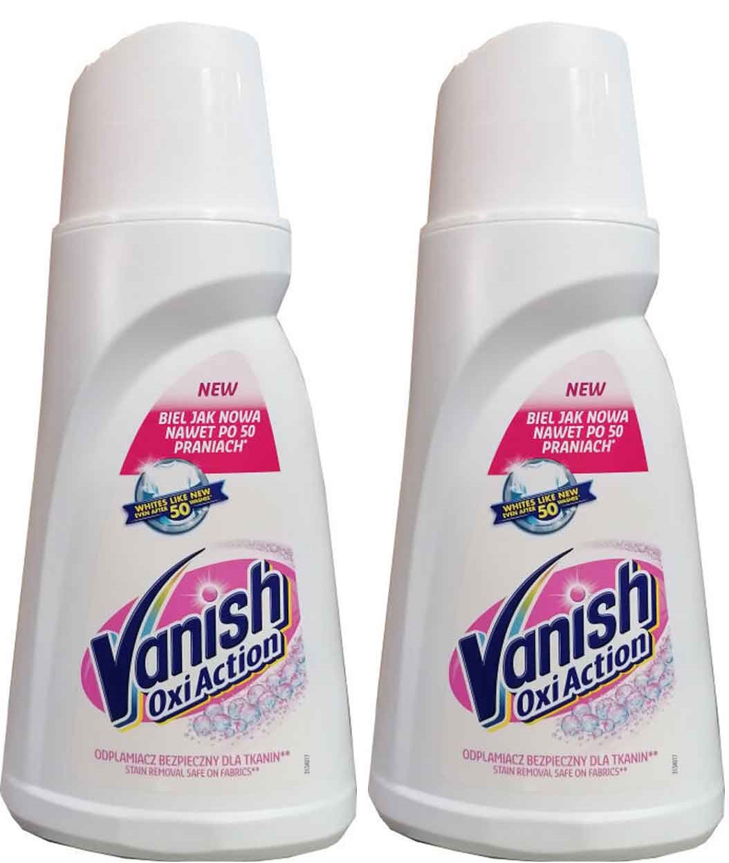 

Vanish Odplamiacz do Białego Oxi Action White 2x1L
