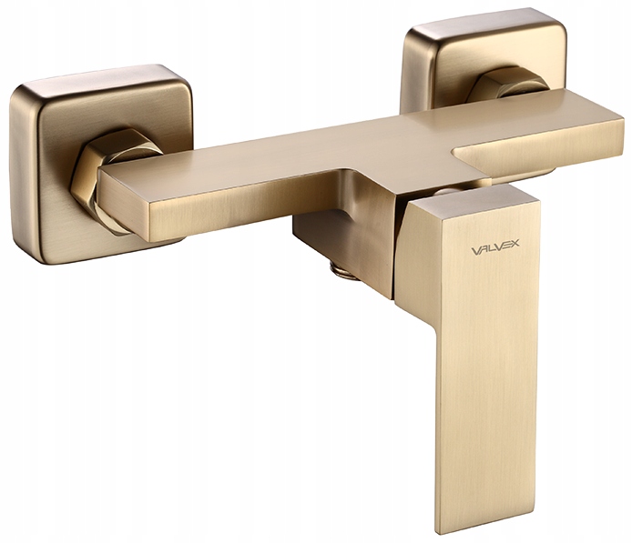Valvex Nástenná Sprchová Batéria Ars, Brúsená Zlatá