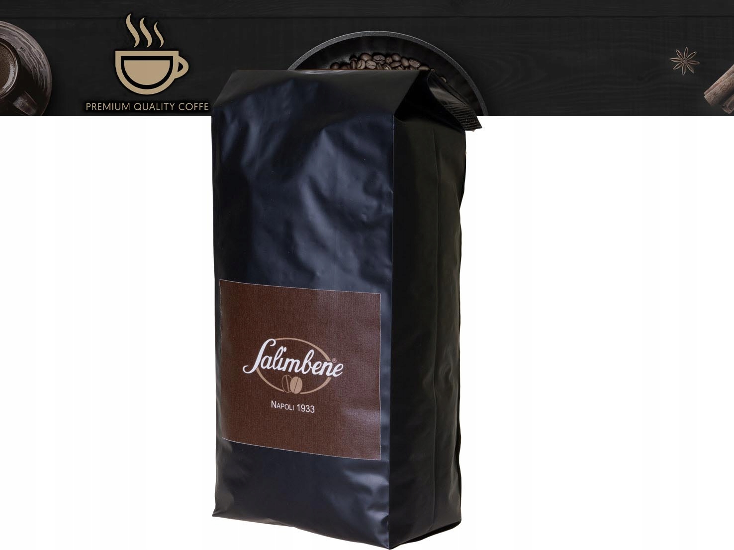 Levně Káva zrnková směs Salimbene Superbar 1 kg 1000 g pražená 11/2025