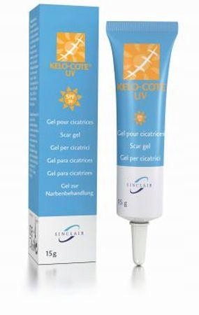 Kelo-cote Solaire SPF30 Żel silikonowy na blizny, 15g