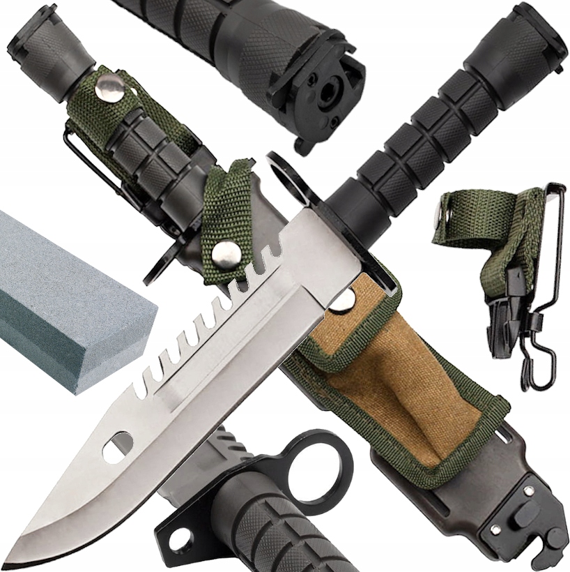 Bsh Adventure Bajonet M9 Us Army Replika Brousek, Nůžky, Brousek, Pouzdro
