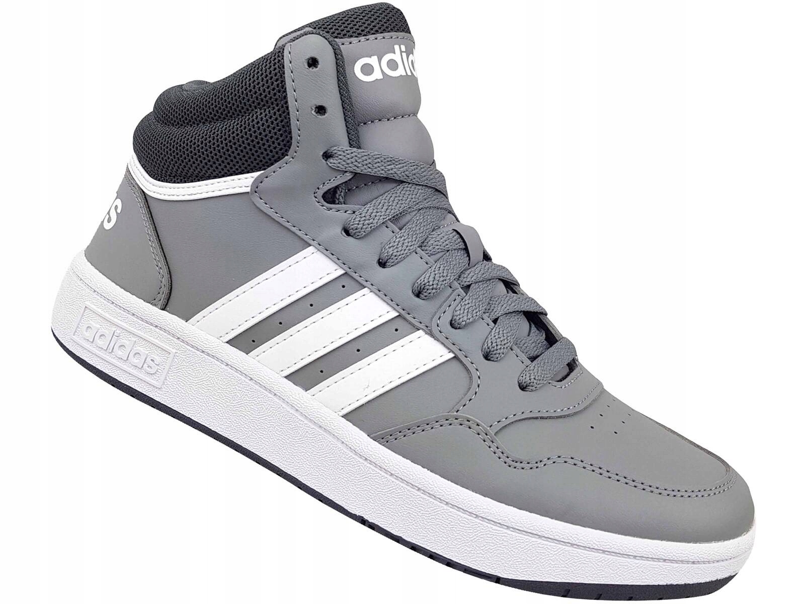 Adidas Hoops 3.0 MID IF2721 Buty Wysokie Za Kostkę Szare