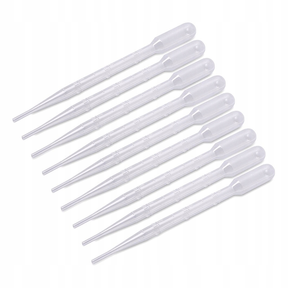 

100 szt. 3ML plastikowa pipeta transferowa nadająca się do prania