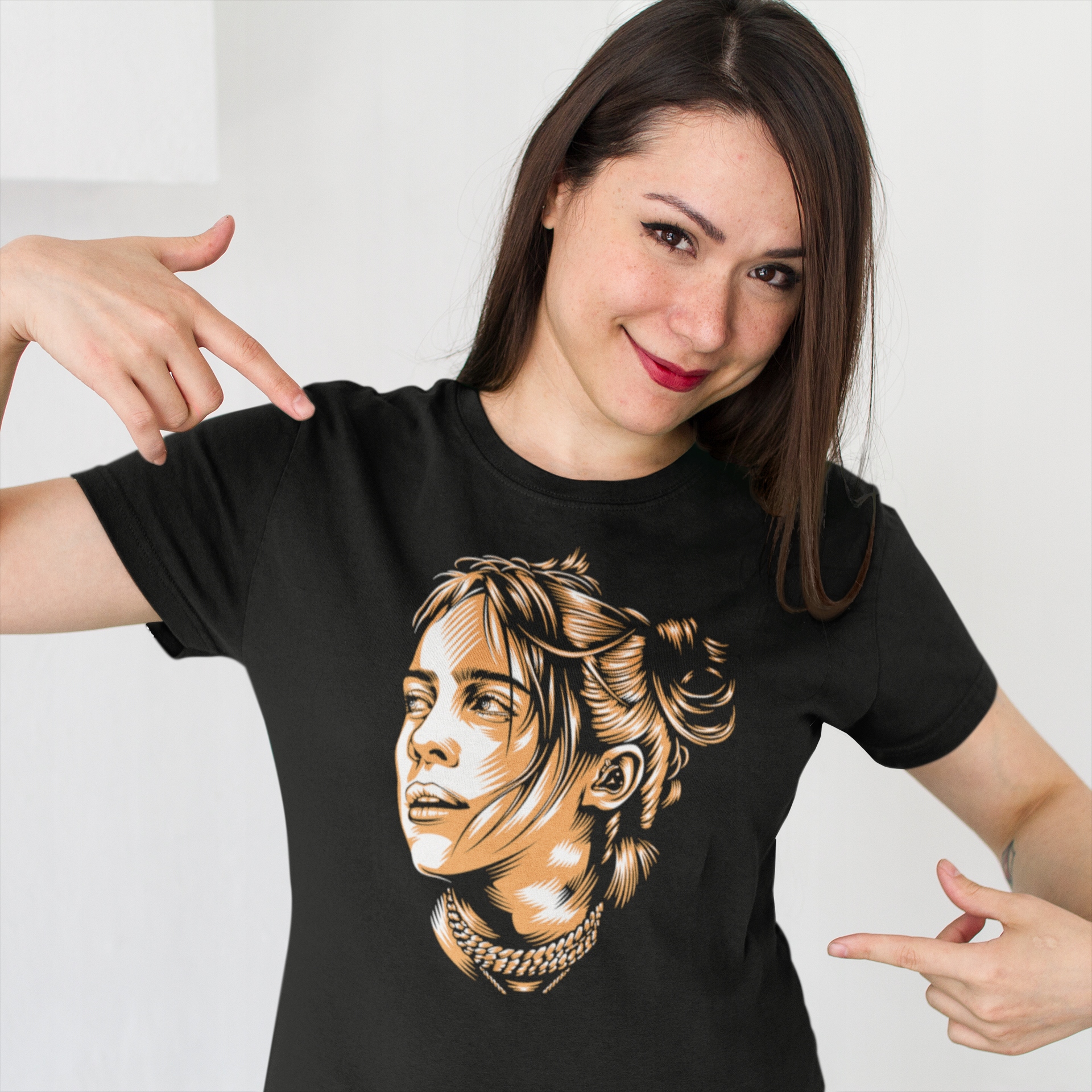 

Billie Eilish Koszulka Damska T-Shirt 6 Wzorów L