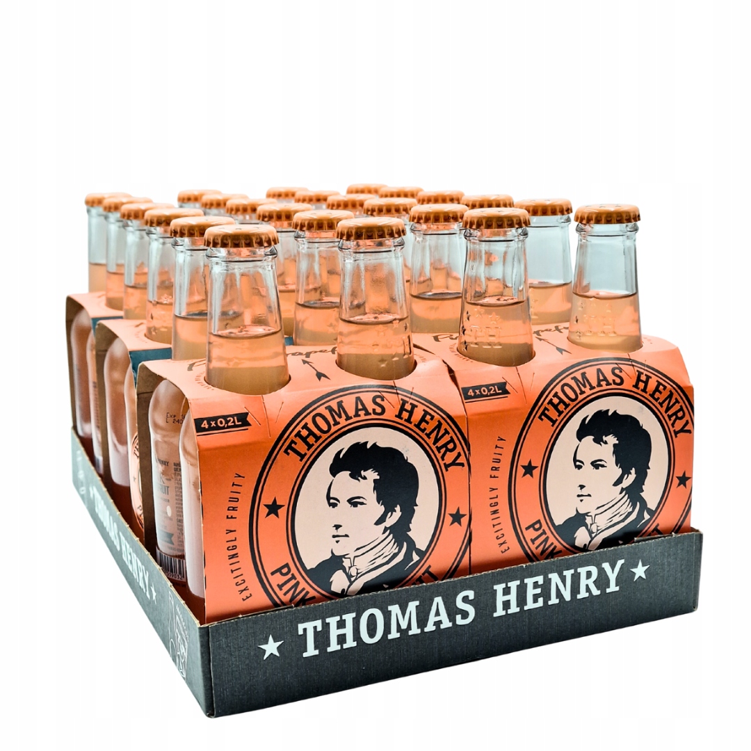 Thomas Henry Pink Grapefruit 200ml Lemoniada Grejpfrut 24 Sztuki Do Drinków
