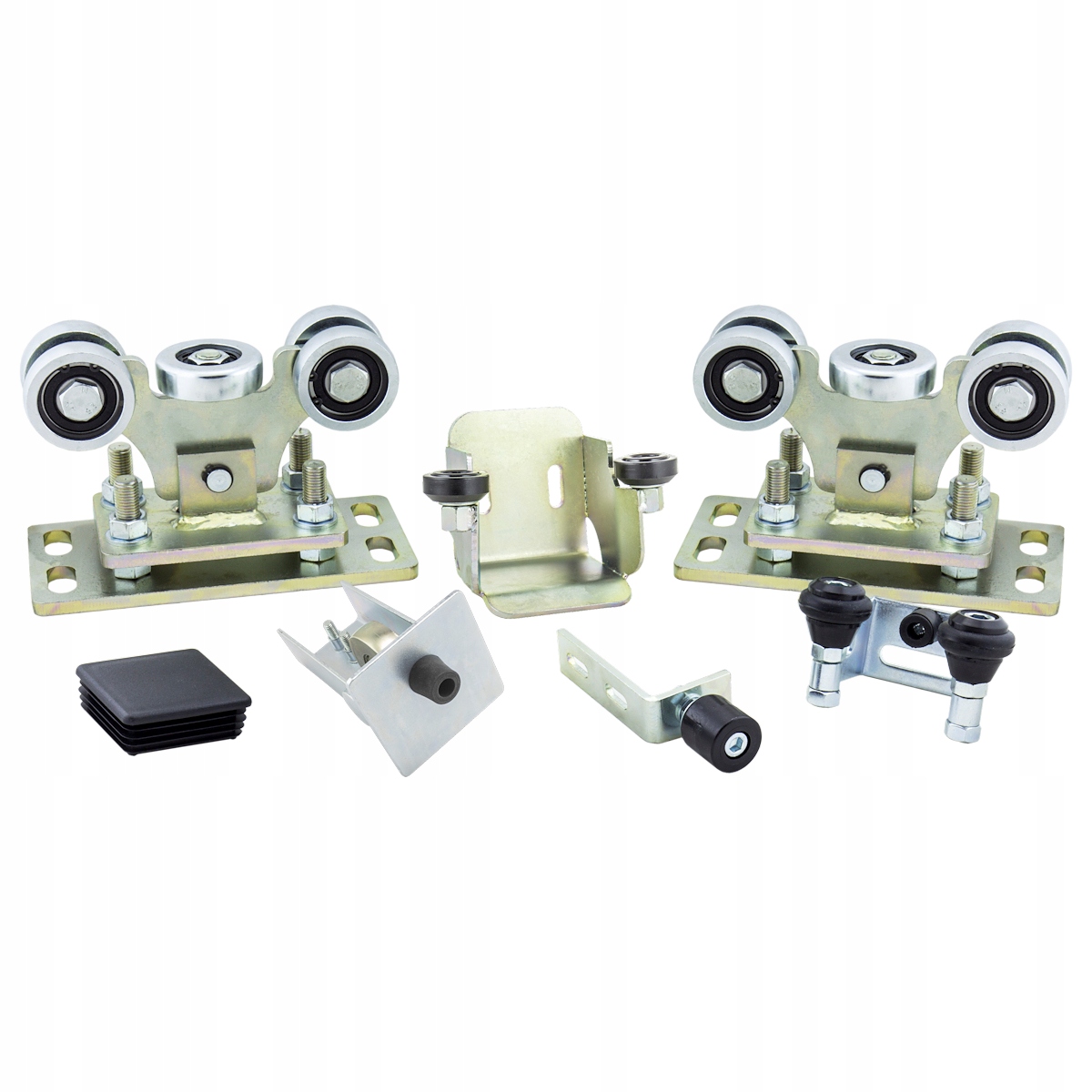 Sada vozíkov na valčeky pre posuvnú bránu 80x80 Poľský Max platfrma 250