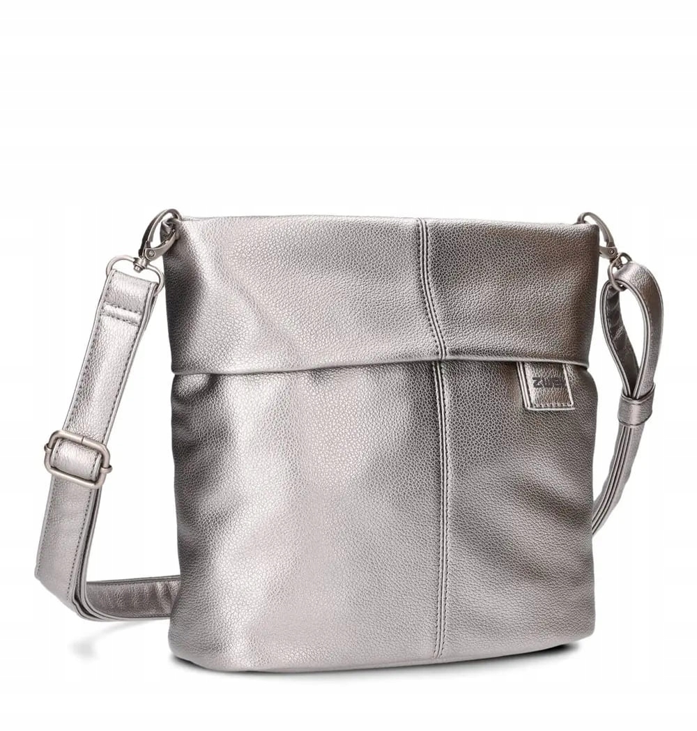 Kabelka crossbody se dvěma popruhy Zwei M8 Sil