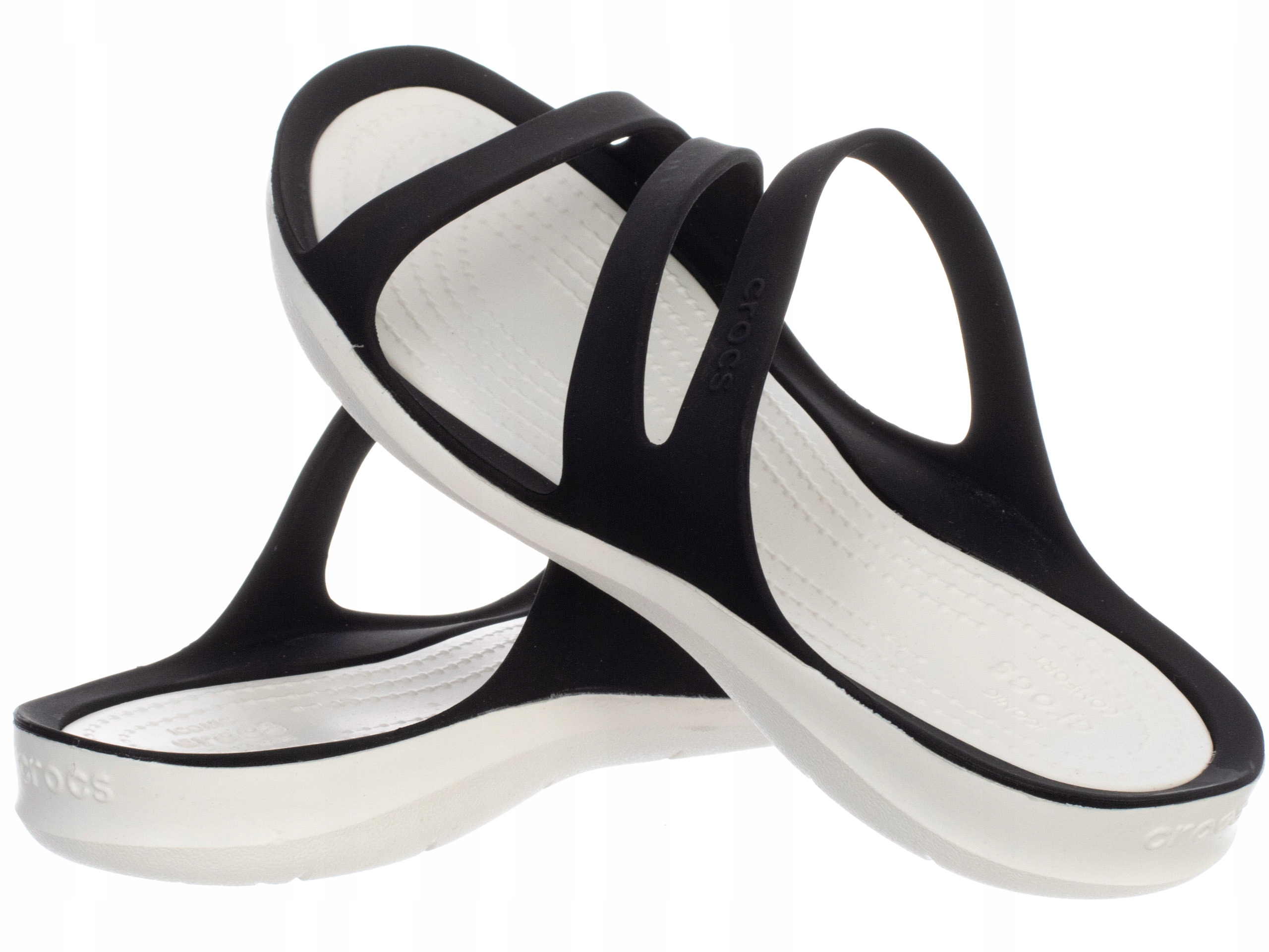 Crocs Klapki Damskie Swiftwater Sandal W 203998-066 lekkie klapki