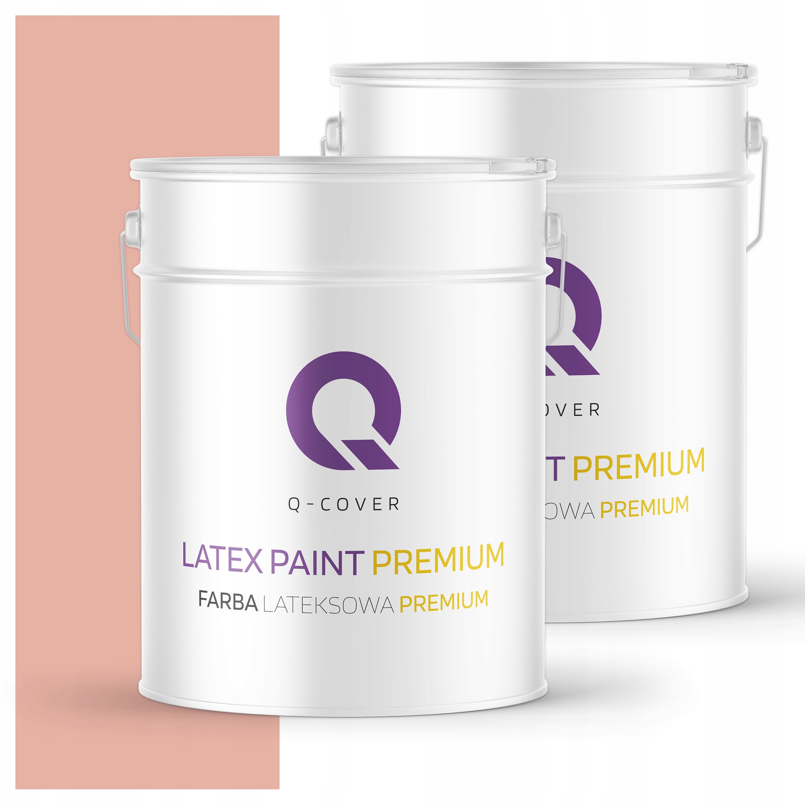 Plamovzdorná farba Umývateľná na steny stropov 10L Hlboká matná lososová