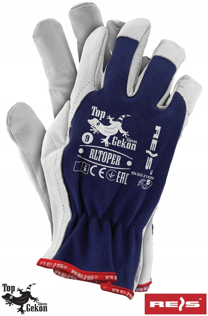 

Rękawice ochronne kozia skóra Rltoper Gw Reis r.9