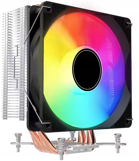 CHŁODZENIE DO PROCESORA 180W! PWM 4pin CASED 4 CIEPŁOWODY LGA1700 AM4/AM5