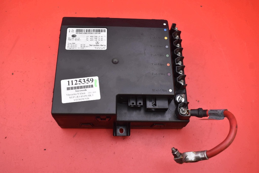 Centralina modulo per batteria A2215401062 MERCEDES S-KLASA W221 3.0 CDI