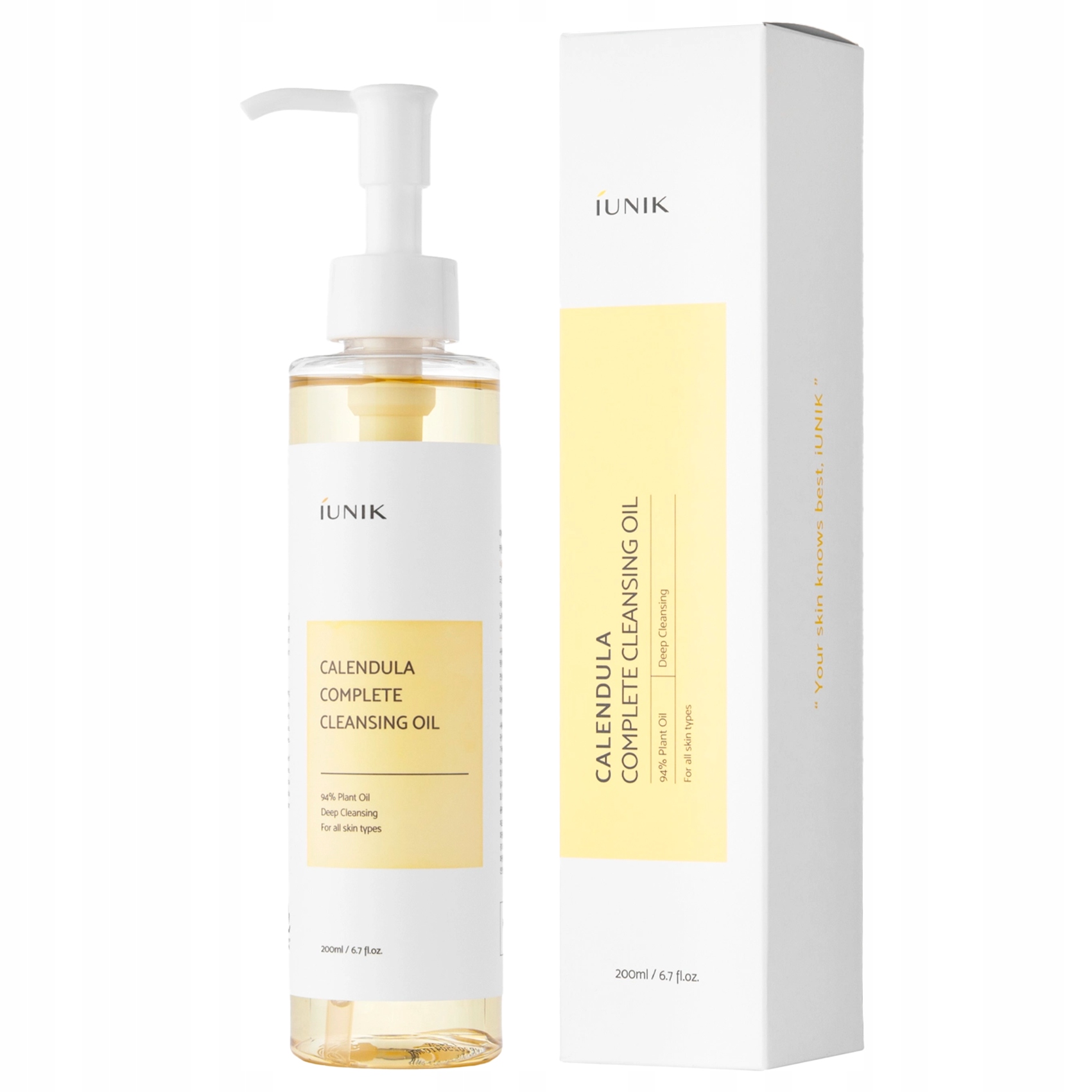iUNIK Calendula Cleansing Oil čistící pleťový olej 200 ml