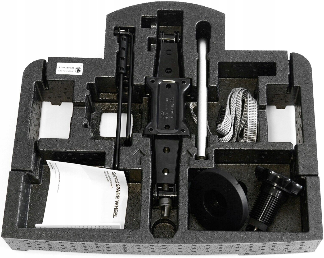 ZESTAW DO WYMIANY KOŁA SKODA OCTAVIA IV 2019- 5E3093860B ORYGINAŁ Producent części Skoda OE