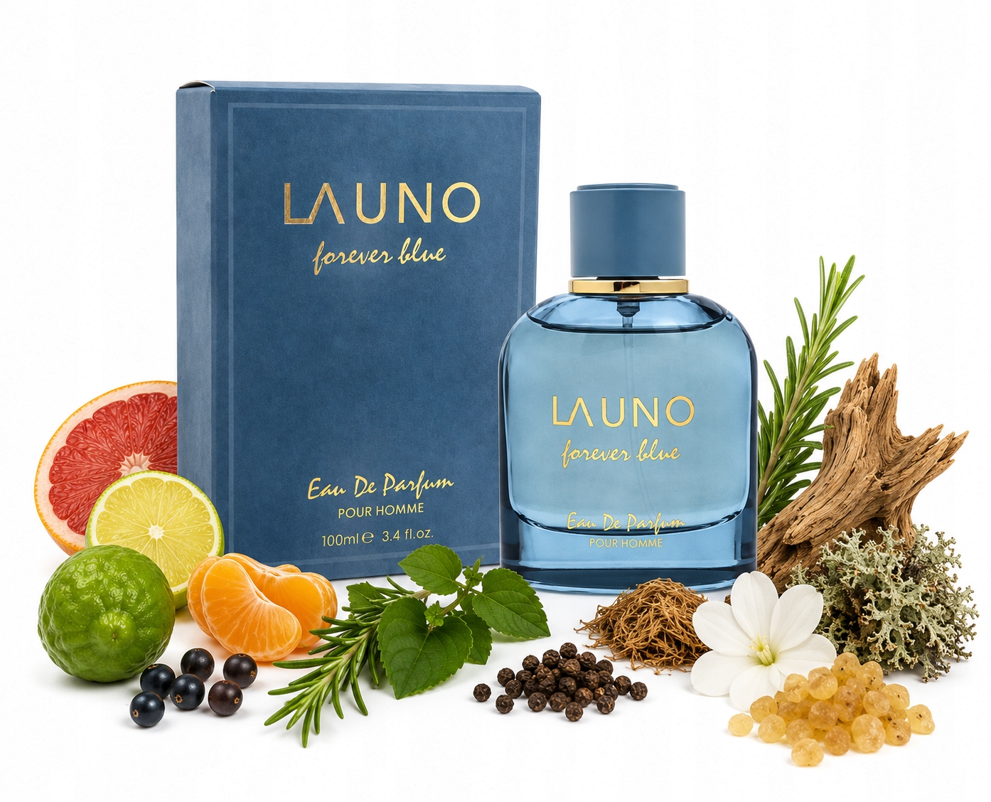 Oryginalne Perfumy Arabskie Fragrance World La Uno Forever Blue 100ml Edp