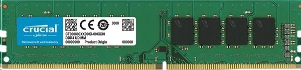 Crucial 16GB DDR4 3200MHz Udimm CL22 (8Gbit/16Gbit) CT16G4DFRA32A
