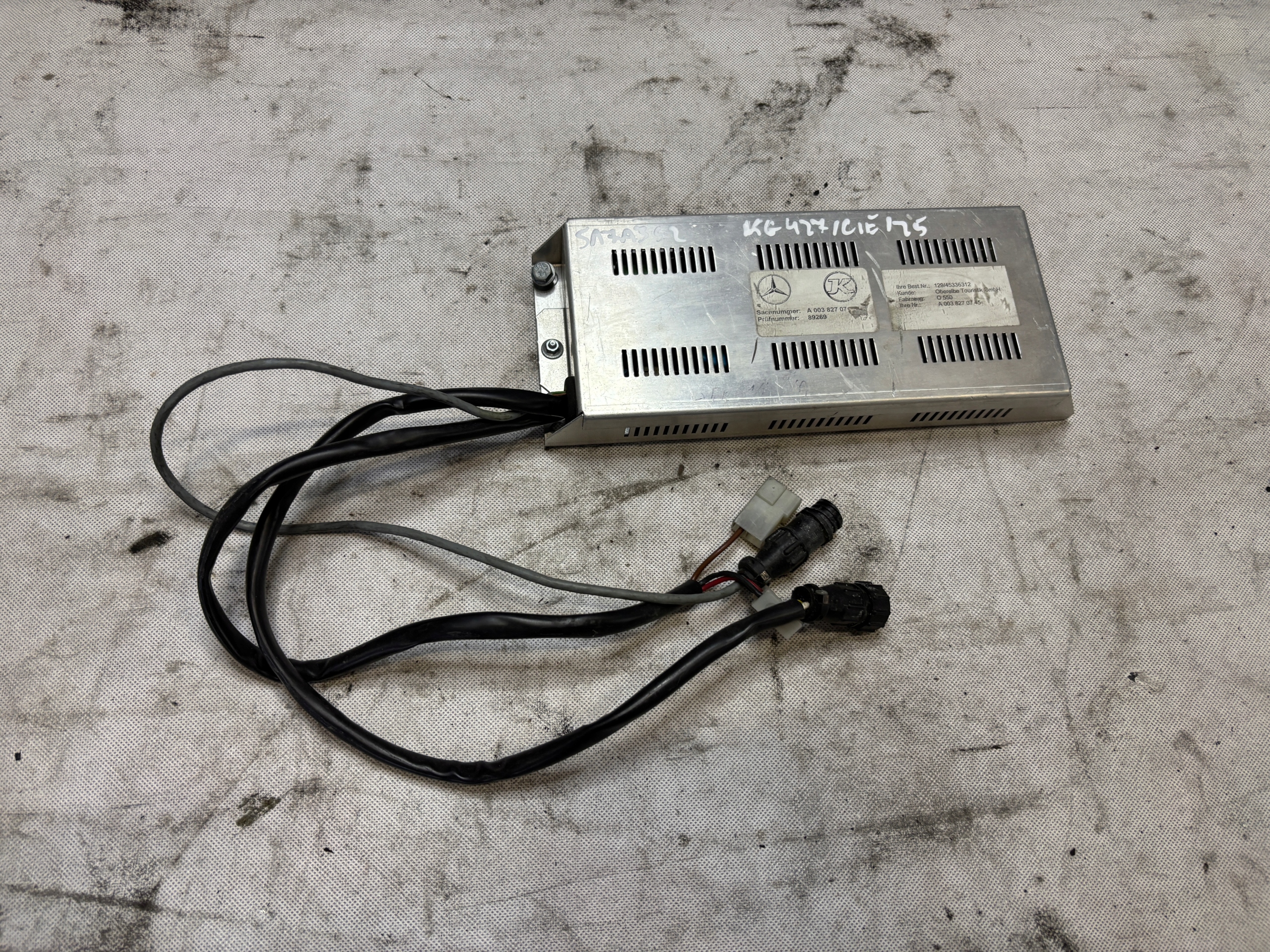 control unit JEDNOSTKA STERUJACA MERCEDES A0038270745