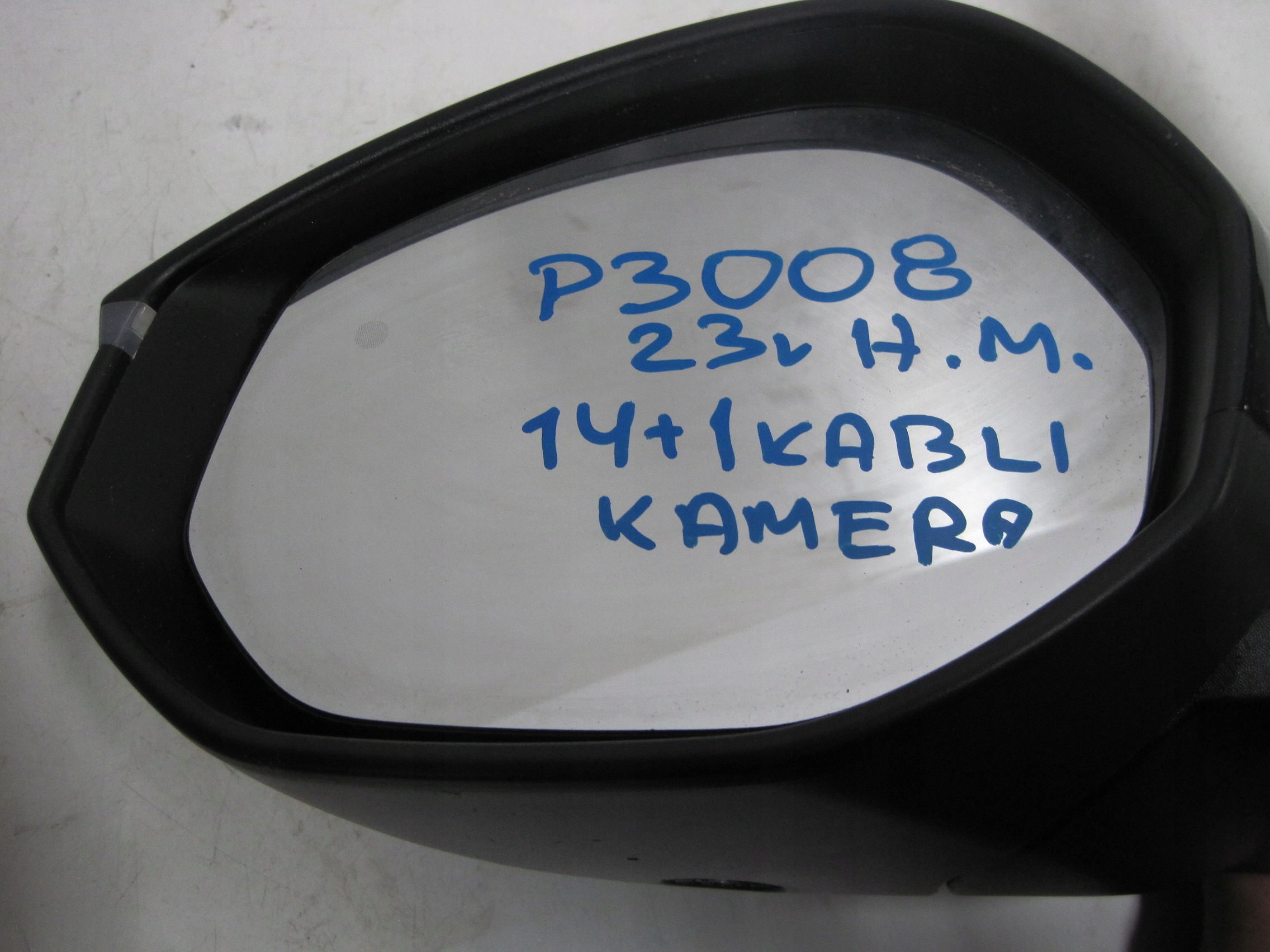 mirror left PEUGEOT 3008 III 23R KAMERA ASYSTENT changes supports RUCHU