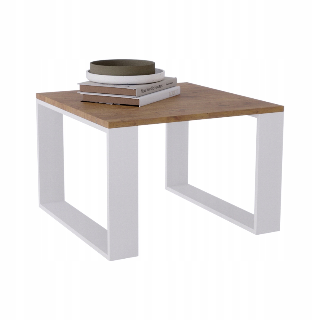 Moderní stolek Rico dub retro loft obývací pokoj 65 cm