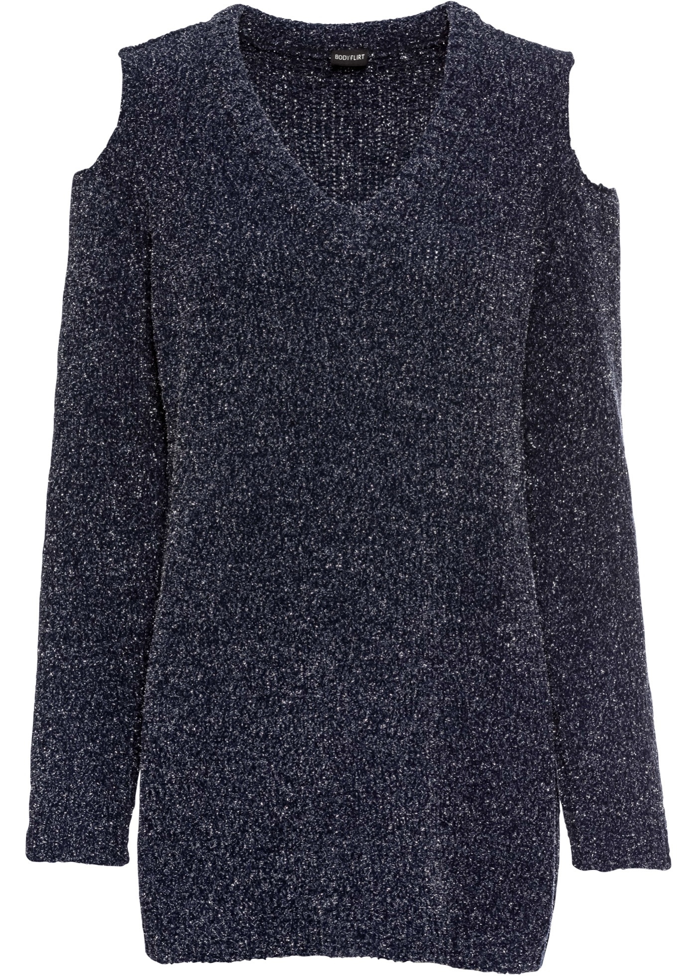

G275 Bpc Sweter z szenili z lureksową nitką r32/34