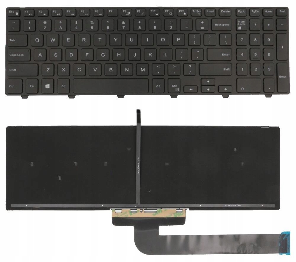 Klávesnice Pro Dell 15 3541 3551 3552 3567 3568 5558 5559 17 5759 7557 /led