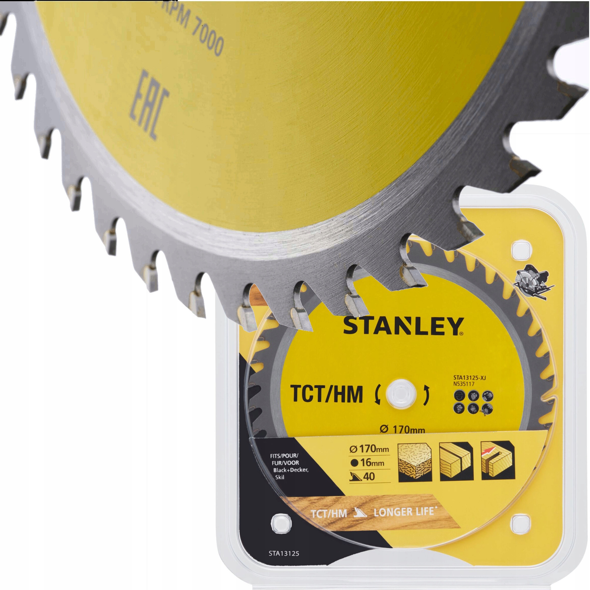 

Stanley Tarcza Do Pilarki 170x16 40z Tct STA13125