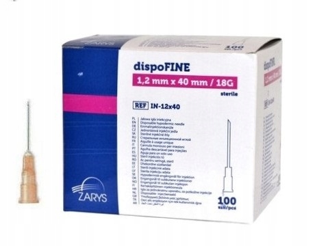 

DispoFine Igły Iniekcyjne 0,45x16 100szt