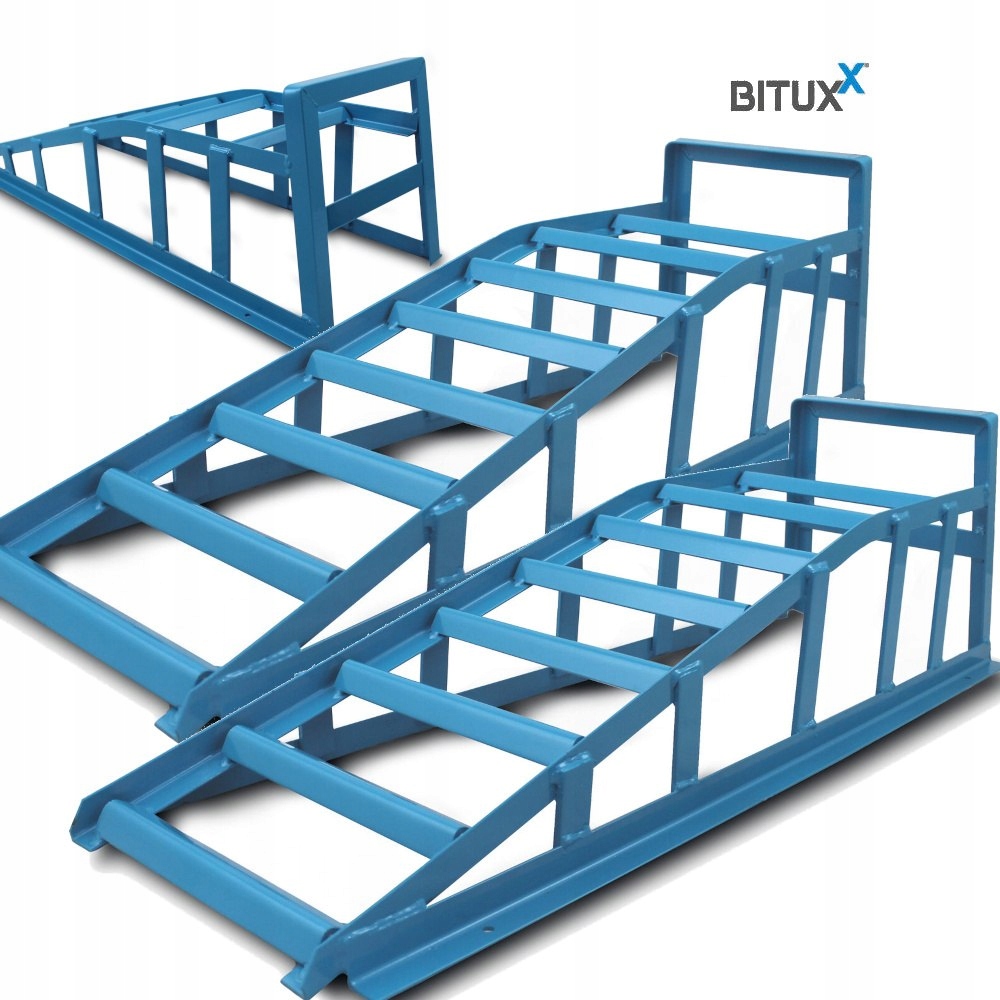 Automobilové nájezdy komplet 2 kusy rampy příjezdové cesty do 1500 kg/ks