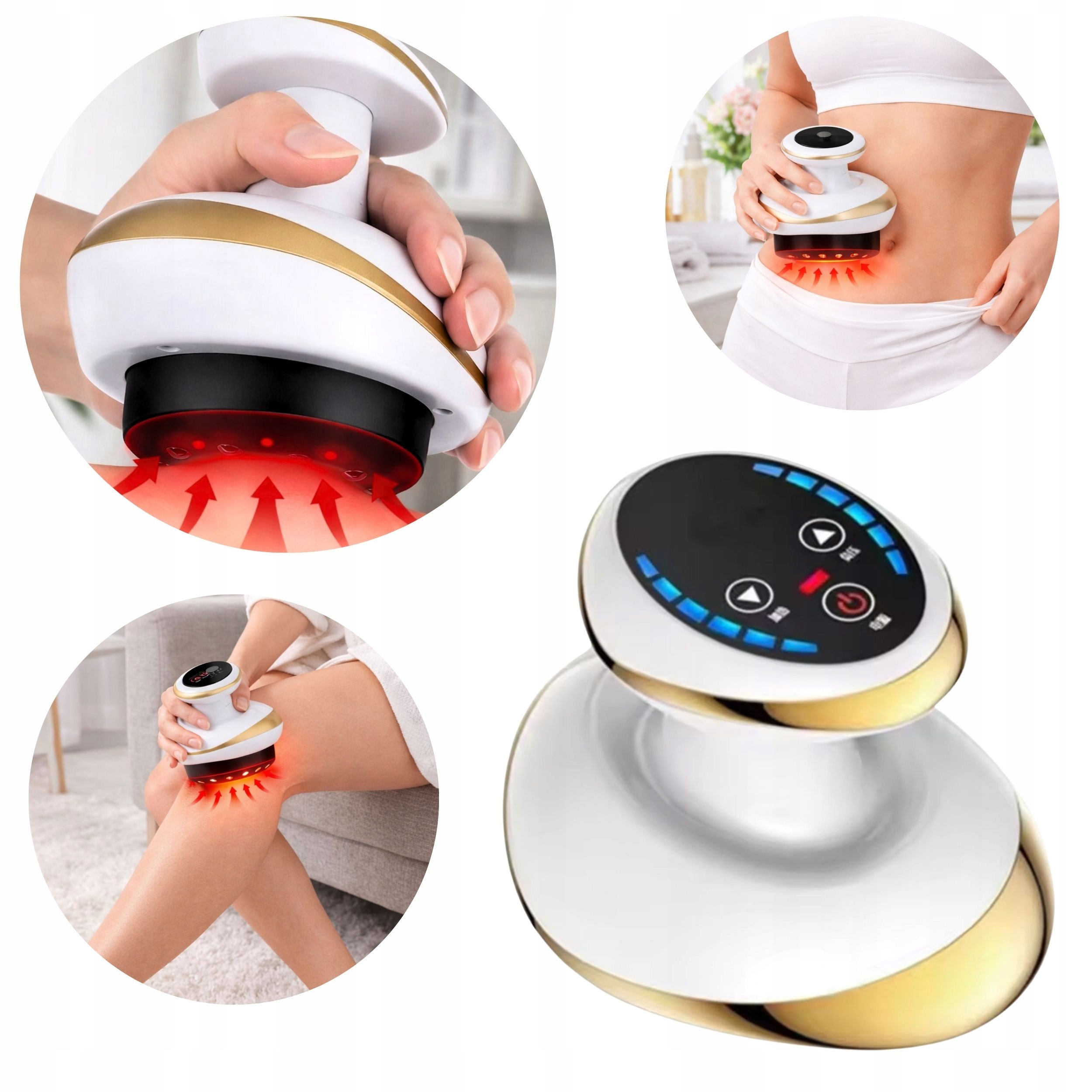 Masażer Antycelulitowy Domowy Do Masażu Wyszczuplający Ciało 12 Poziomów