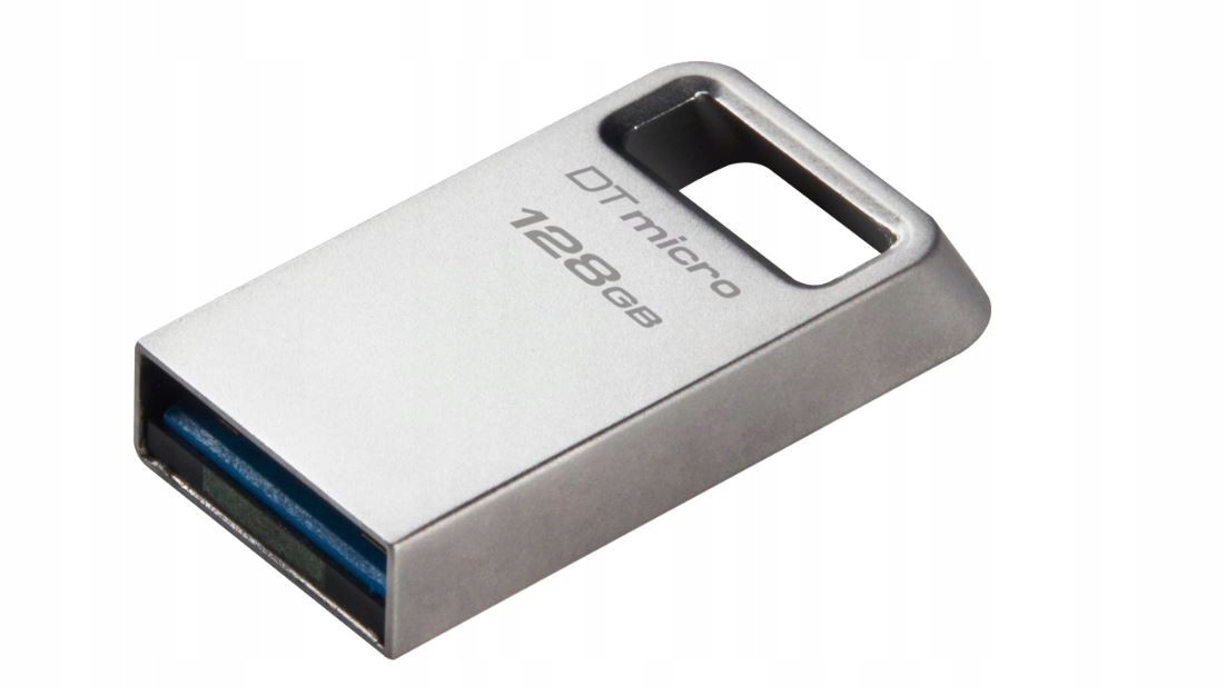 Pendrive Kingston Data Traveler Micro 128 Gb Usb 3.2 srebrny