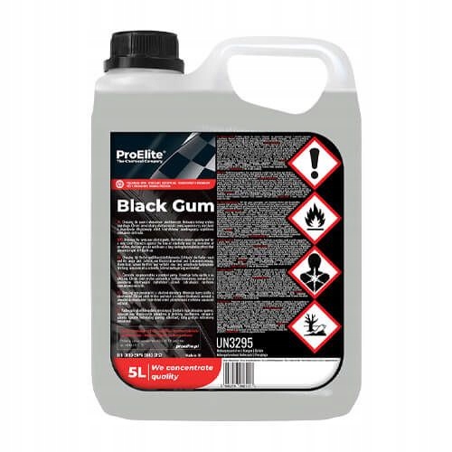 PROELITE _ BLACK GUM 5L _ DRESSING I CZERNIDŁO DO OPON _ PRE123