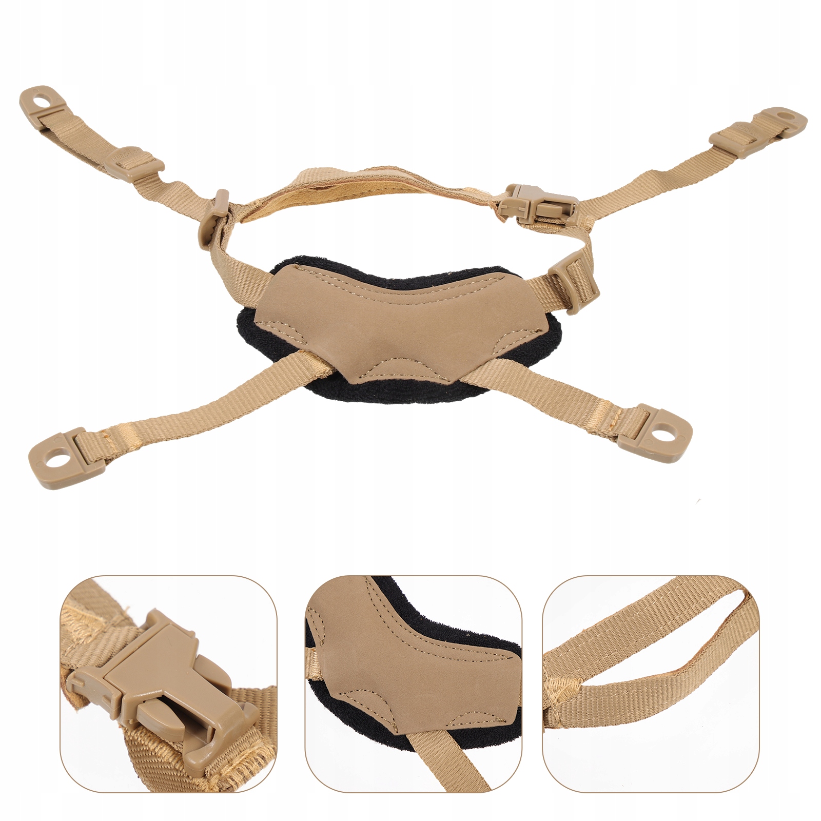 CZAPKA Z REGULOWANĄ PASKIEM NA PODBRODZIE CZAPKA MICH Kolor dominujący khaki