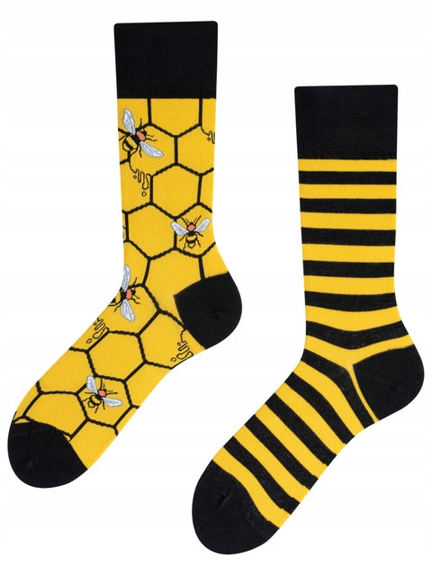 

Todo Socks śmieszne Bee Bee Pszczoły Miód 39-42