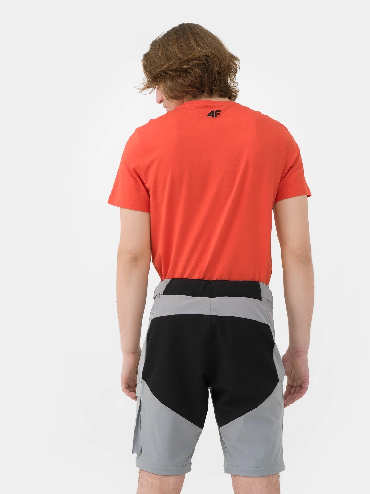 SPODNIE TREKKINGOWE 2w1 męskie 4F TFTRM115 M Kolor szary