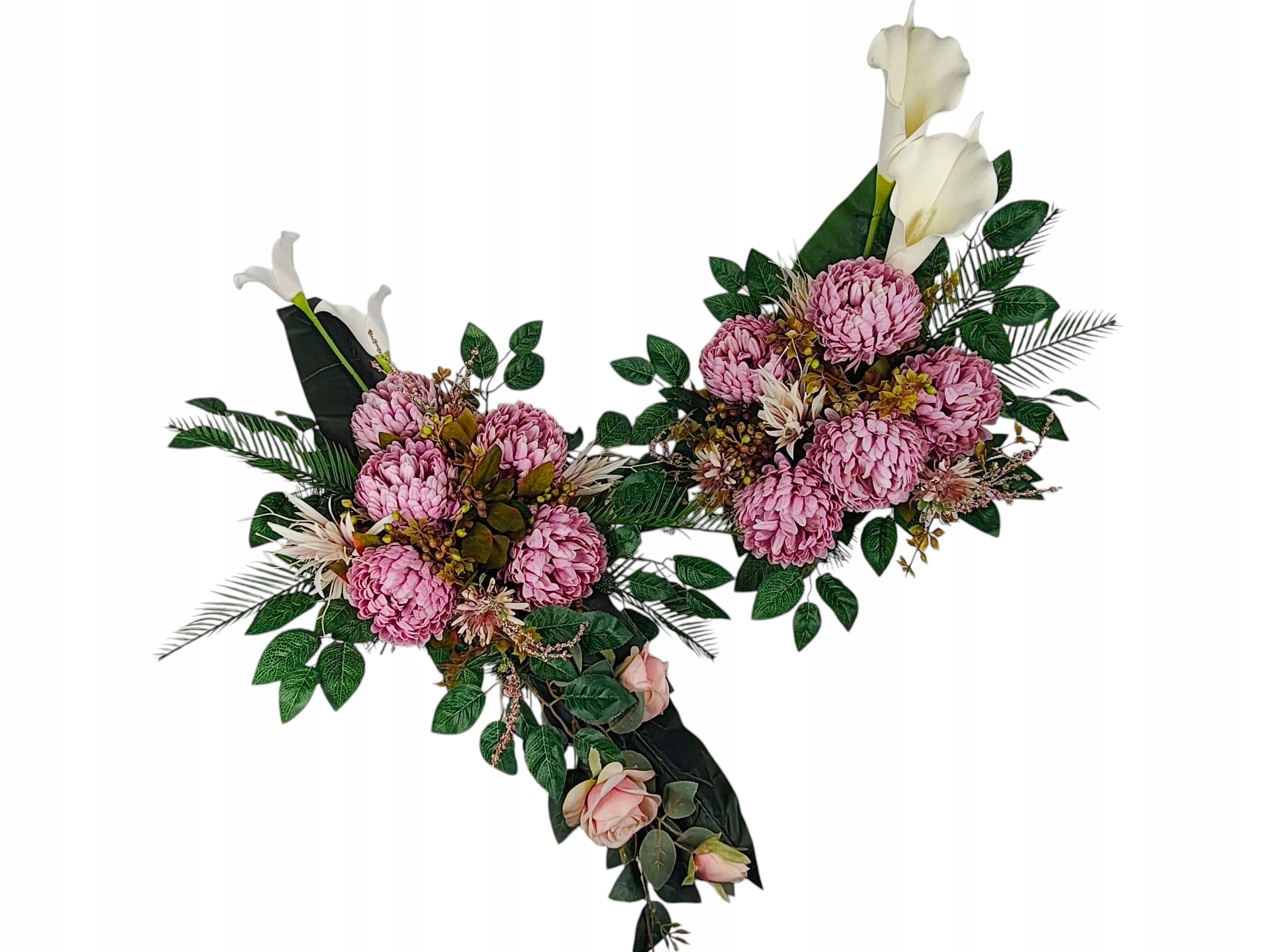 Dekorace na hrob, kompozice sada na hřbitov, pomník