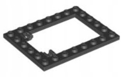 

Lego 92107 Płytka 6x8 czarna Nowa (4g)