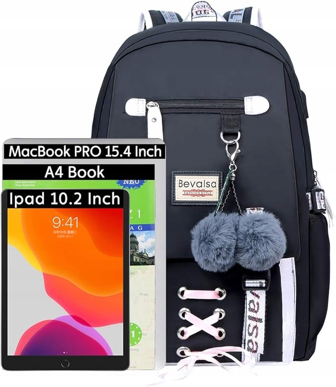 Bevalsa Školní Batoh 24 L Pro Ženy, Dívky, Nylonový