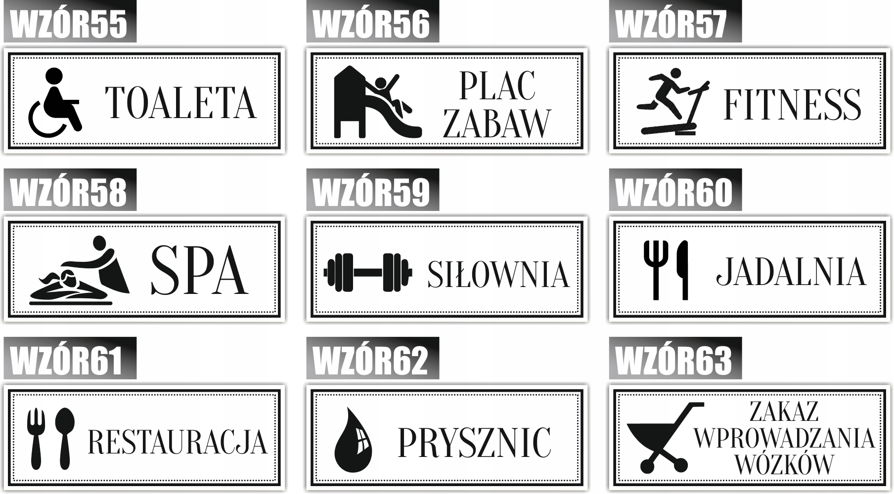 Tabliczka Grawer na Drzwi informacyjna SCHODY Stan opakowania brak opakowania