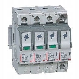 Obmedzovač prepätia T2 40KA 3P+N Legrand 412247